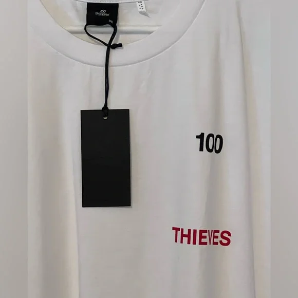 100 Thieves Numbers T-Shirt - Picture 4 of 6